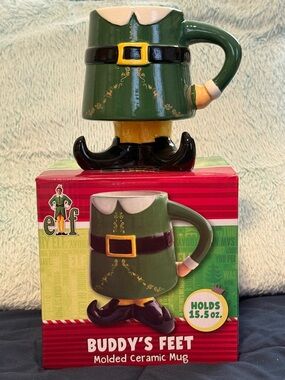 ELF Buddy's Feet Molded Ceramic Mug
